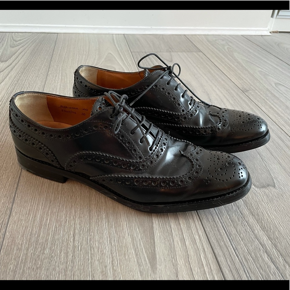 Church’s Burwood Polished Brogue Oxford Shoes - Picture 6 of 7